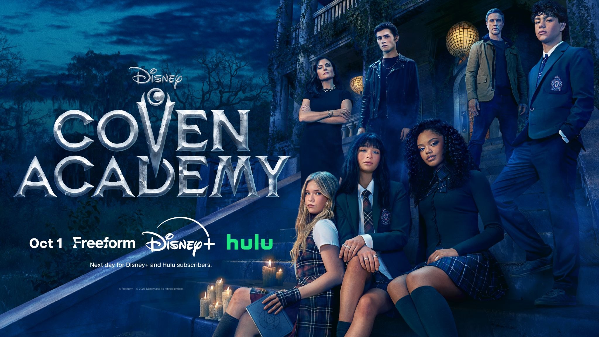 IT’S ON, WITCHES OFFICIAL TRAILER FOR NEW SUPERNATURAL TEEN DRAMA ‘COVEN ACADEMY’ DROPS AHEAD OF OCT. 1 PREMIERE ON FREEFORM, NEXT DAY ON DISNEY+ AND HULU